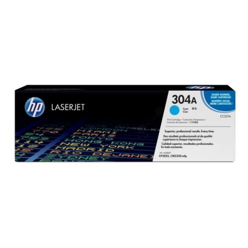 HP toner cartridge CC531A, 304A cyan