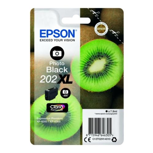 Epson printcartridge C13T02H14010, 202XL black photo (high capacity)