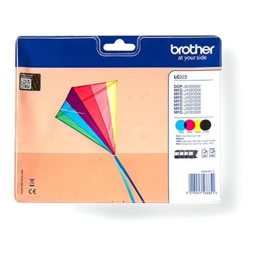 Brother printcartridge LC223VALBP black / cyan / magenta / yellow (multipack)