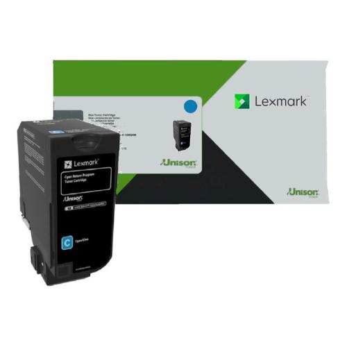 Lexmark toner cartridge 84C2HC0, 084C2HC0 cyan (Return)