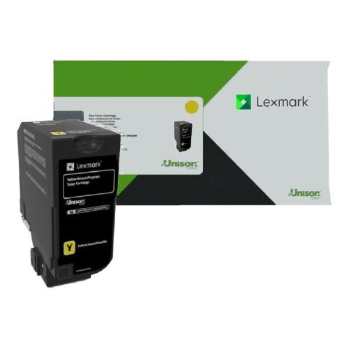 Lexmark toner cartridge 74C20Y0, 074C20Y0 yellow (Return)