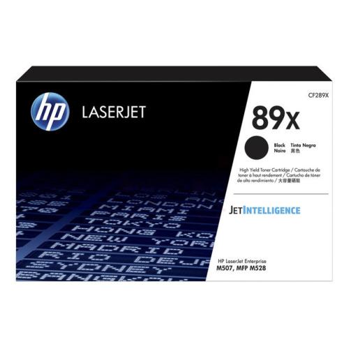 HP toner cartridge CF289X, 89X black (high capacity)