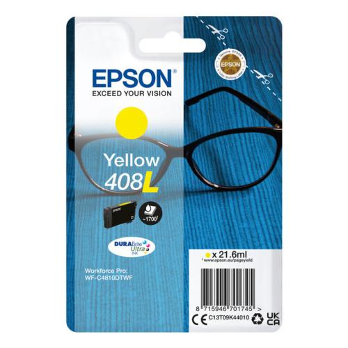 Epson printcartridge C13T09K44010, 408L yellow (high capacity)