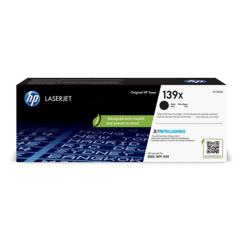 HP toner cartridge W1390X, 139X black (high capacity)